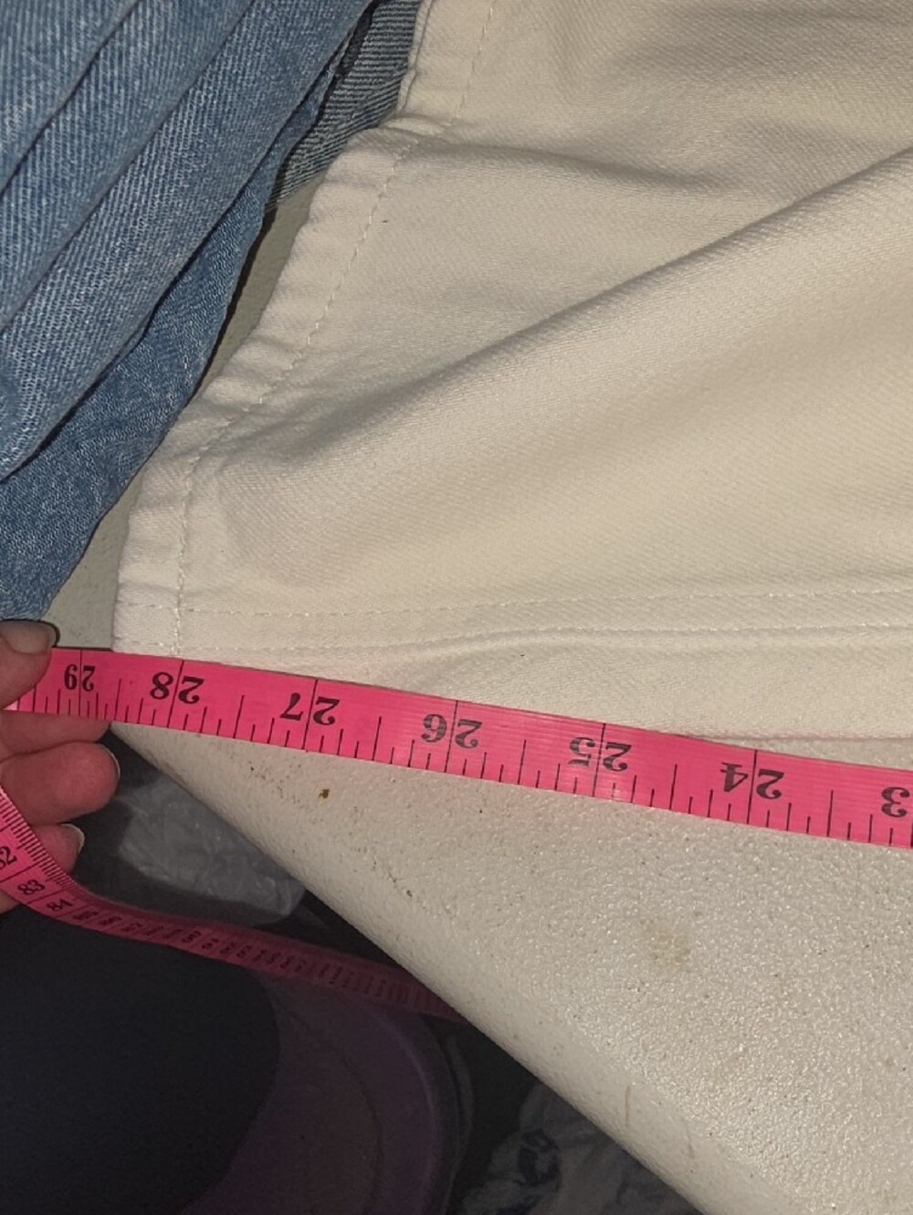 Parke Target Wide Leg Jeans in White - Picture 7 of 7